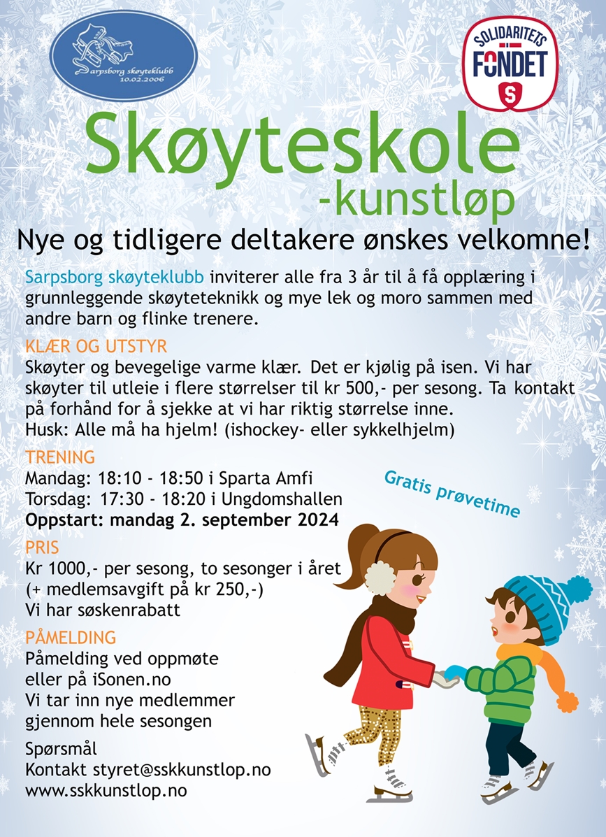 A5 høst Skøyteskole